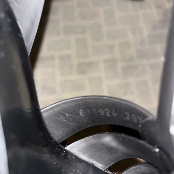 Authentic Brand New YSL Tribute Espadrilles Wedge In Smooth Leather - Picture 4 of 10